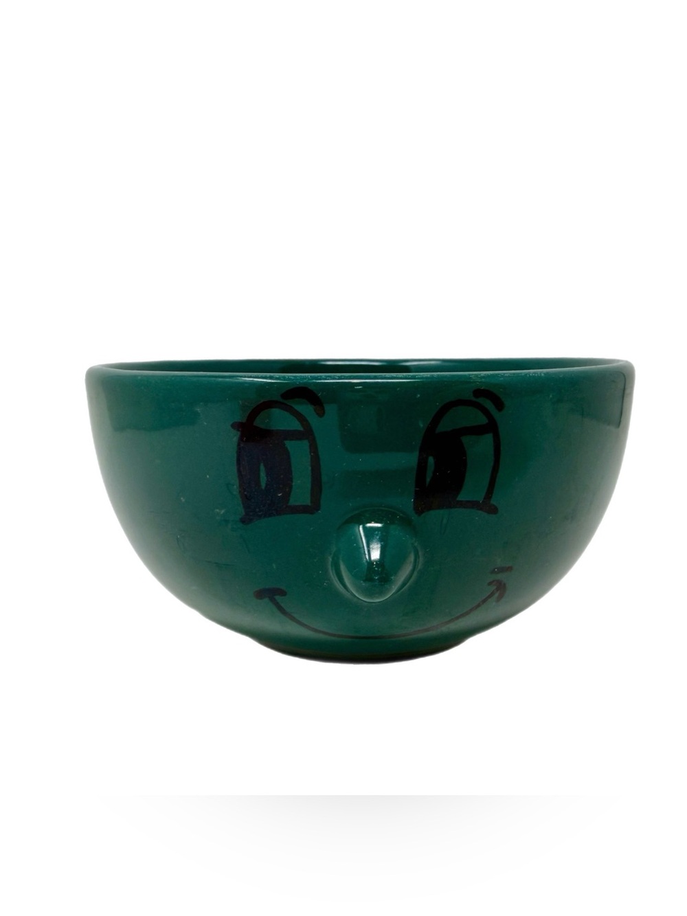 VINTAGE LIVINGWARE COLLECTION 3D SILLY FACE CEREAL DESSERT SOUP BOWL
